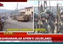 Kahramanlar Afrine uğurlandı