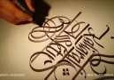 kaligrafi çalışmalarından
