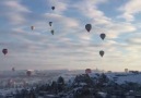 Kapadokya im Winter Seviyorum seni.