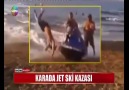 KARADA JET SKİ KAZASI