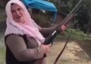 Karadenizli kadınların silah showu