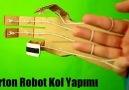 Karton Robot Kol Yapımı