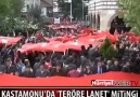 KASTAMONUDA TERÖRE LANET MİTİNGİ