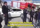 Kaza yapan oğlunu tatlı dille uyaran baba