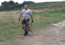 K9 Dog Protects Man