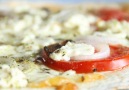 Keçi Peynirli Lavaş Pizzası Tarifi