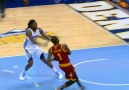 Kenneth Faried's Two-Handed Chasedown Block!!