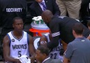 Kevin Garnett Gets into Teaching Session with Gorgui Dieng, An...