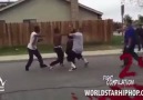 Kid brawls with a group