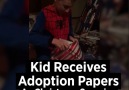 Kid Receives Adoption Papers As Christmas Surprise
