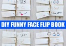 Kids Bored Make a DIY Funny Face Flip Book!Instructions