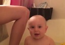 Kids take a bath