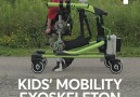 Kids with mobility challenges can use exoskeletons to learn to walk.