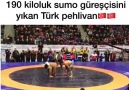 190 kiloluk sumo güreşçisini tek hamlede yıkan Türk pehlivan