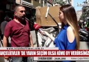 KİME OY VERECEKSİNİZ SORUSUNA VERİLEN CEVAP