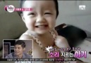 Kim Hyun Joong kendi resmine bakıp çığlık atan bebeği iz...