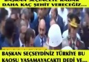 Kimse Türk Milleti'ni KAOS ile tehdit edemez...