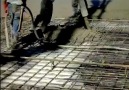 Kirişlere beton dökümü