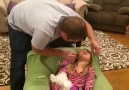 Kızının dişini çekmek için babasının bulduğu eğlenceli çözüm :)
