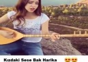 Kızın Sesi ve Saz Çalışı Harika