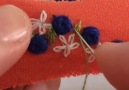 Knitting and Crochet - Blue roses Facebook