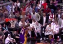 Kobe Bryant's BIG Block on Barton !