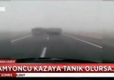 Konya'daki zincirleme kaza kamerada