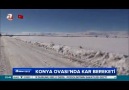 Konya Ovasında kar bereketi