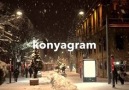 Konya'ya bir kar yağdı...