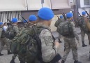 Kordon'dan "Jandarma Komando Türk Askerleri" Geçerse
