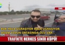 Korna çalan motosikletçiye silah çekti!