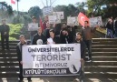 KTÜ'LÜ TÜRKÇÜLER  "Üniversitelerde Terörist İstemiyoruz!" basın açıklaması