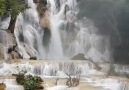 Kuang Si Falls a three-levelled waterfall in Laos