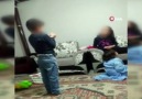 Küçük çocuğa üvey anne şiddeti gizli kamerada