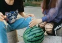 Kung Fu Girl Breaks Watermelon!!