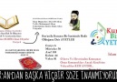 Kuran'dan Başka Din Adına Hiç bir Hadise İnanmayın