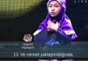 Kur'an 'ı hem okuyup hem de işaret dili ile anlatan kız KAYSA