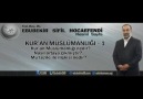 KUR'AN MÜSLÜMANLIĞI - 1  EBUBEKİR SİFİL HOCA / İLMÎHAL'DEN