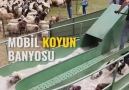 Kurban yaklaşıyor ) Koyunlara özel banyo hizmeti.