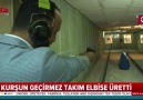 Kurşun geçirmez takım elbise üretti