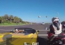 Lamborghini ile taşşak geçen motorcular D