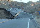 Landslide Buckles Vasquez Canyon, Los Angeles, California "20 ...