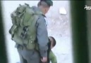 Leaked video of an Israeli Soldier arresting a Palestinian child.