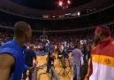 LeBron James and Dwight Howard Half-Court Contest !