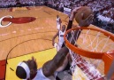 LeBron James' INSANE block on Tiago Splitter !!