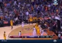 LeBron James With A Welcome Back Baseline SLAM
