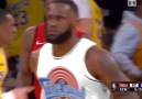 LeBron used his Secret Stuff to help the Lakers come back last night