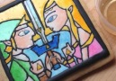 Legend of Zelda Stained Glass Cookie