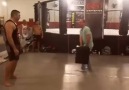 Leg kick sends man spinning mid-air