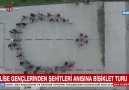 LİSE GENÇLERİNDEN ŞEHİTLERİ ANISINA BİSİKLET TURU